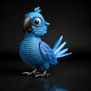 Blu from Rio STL Amigurumi Style Bird