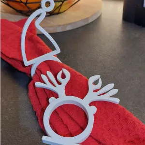 christmas ornaments napkin ring
