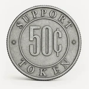 50C Support Token - 50¢ Contribution Coin