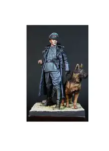 Nazi Officer with a German Shepherd Diorama