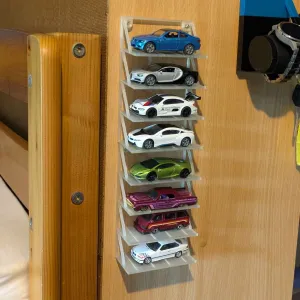 Hotwheels wall-mount display