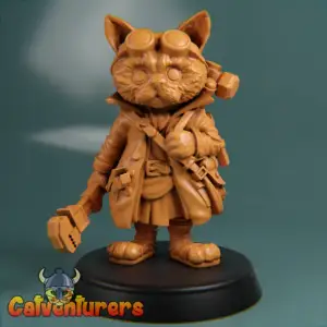 Gizmo Gearclaw - The Tinkerer Cat