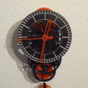 3D printed mechanical Clock with Anchor Escapement
