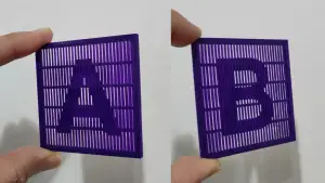 光柵透視模型 Lenticular illusion