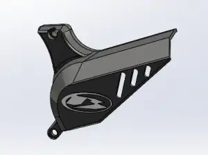 Sprocket cover for motorcycle