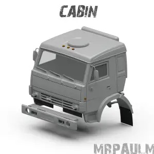 KAMAZ 6350 8x8: Cabin