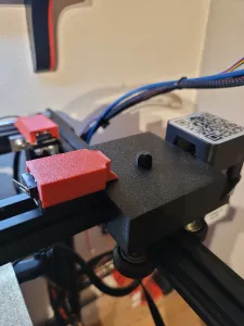 Cover for the right edge of the head printer frame