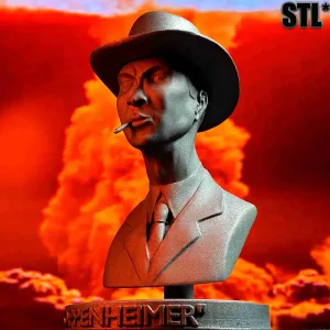 OPPENHEIMER CILLIAN MURPHY BUST | 3D FAN ART