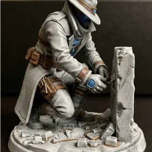 Cypher Valorant Statue | Sentinel Information Broker