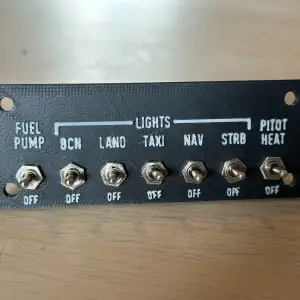 Cessna 172 Switch Panel V1