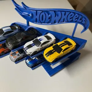HotWheels angled stand for 8 cars