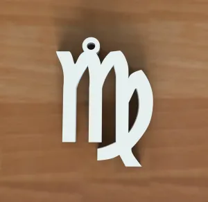 Zodiac Virgo Keychain