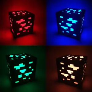 Minecraft Ore Lamp 120 mm—16-Color RGBW KC007 Kit