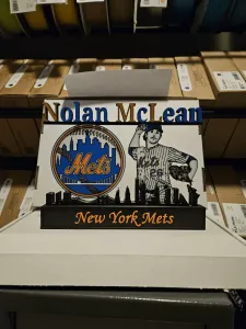 MLB - New York Mets Nolan McLean display