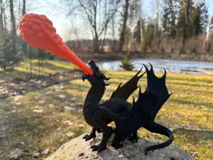 Dragon with Fire (NO AMS)