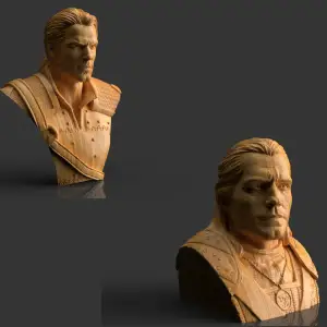 Two busts. Witcher.
Geralt of Rivia.