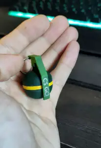 HE GRANADE KEYCHAIN
