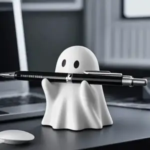 Ghost pen and cell phone holder