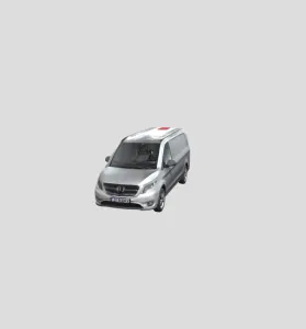 silver cargo van vito