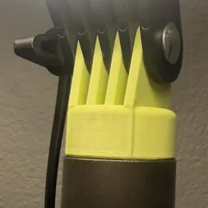 Ring light mount for monitor arms