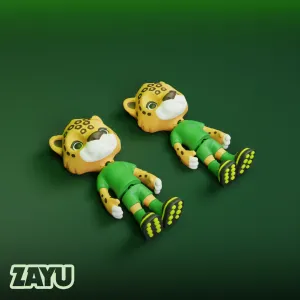 Zayu Chibi Flexi - World Cup 2026 Mascot - Multicolor