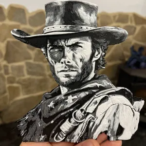 Hueforge Clint Eastwood
