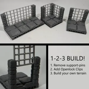 Dungeon stone - gates (functional)