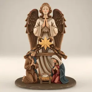 Nativity Scene separated STL for 3D Print