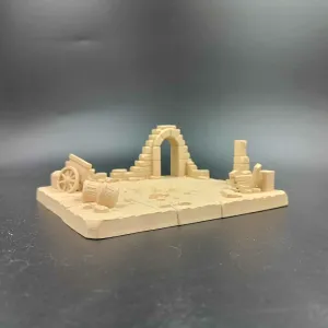 Battlefield Ruins – RPG & DnD Scenery - TTRPG D&D