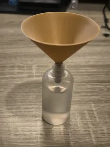 Funnel for dropper bottle