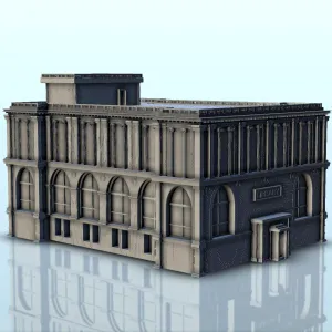 Chicago Old Public Library - scenery warhammer miniatures ww