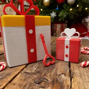 A prank gift box with a detachable design, usable as a regul