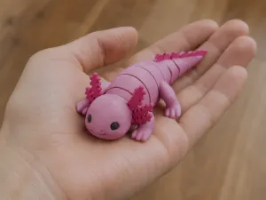 Articulated Axolotl (Print-in-Place )