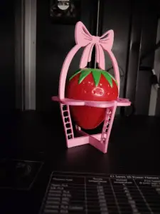 "Porta-Bombón Fresa 'Lazo Coquette'