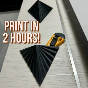 Geometric Wall-Mounted Triangular Holder