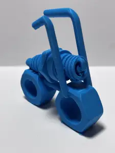 Mechanical bicycle decoration