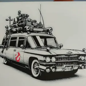 Ghostbusters car hueforge