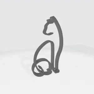 CAT DECOR ANIMAL STAND