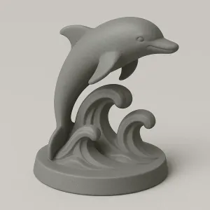 dolphin sculpture