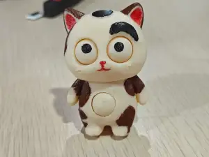 摸肚眼睛可动猫咪-c