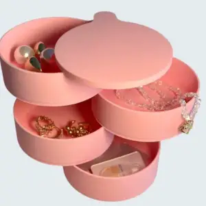 Minimalist Rotating Jewelry Organizer