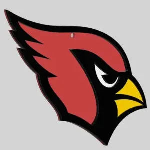 Arizona CARDINALS. in layers to be able to print in colors