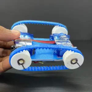 Rubber Belt with SG90 Servo Motor Wheel