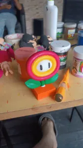 Super Mario Fire Flower - 3D Fan Art Figure