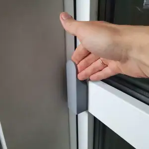 Balcony door handle