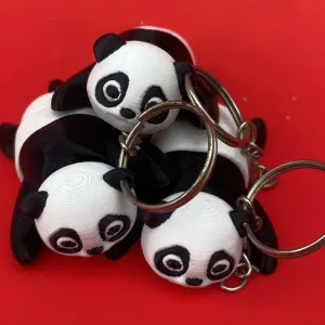 Flexi Panda Keychain Fridge Magnet