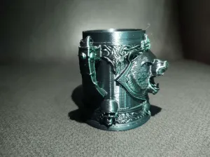 Roaring Bear Mug with Open Mouth and Handle Wild Animal Cup