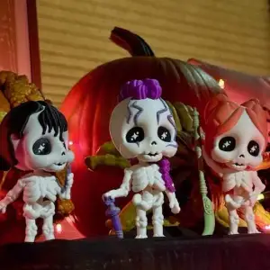 Kpop Chibi Skeletons