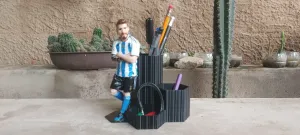Porta Lápices Lionel Messi Organizador de Escritorio