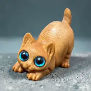 Curious Kitten "Ready to Strike"